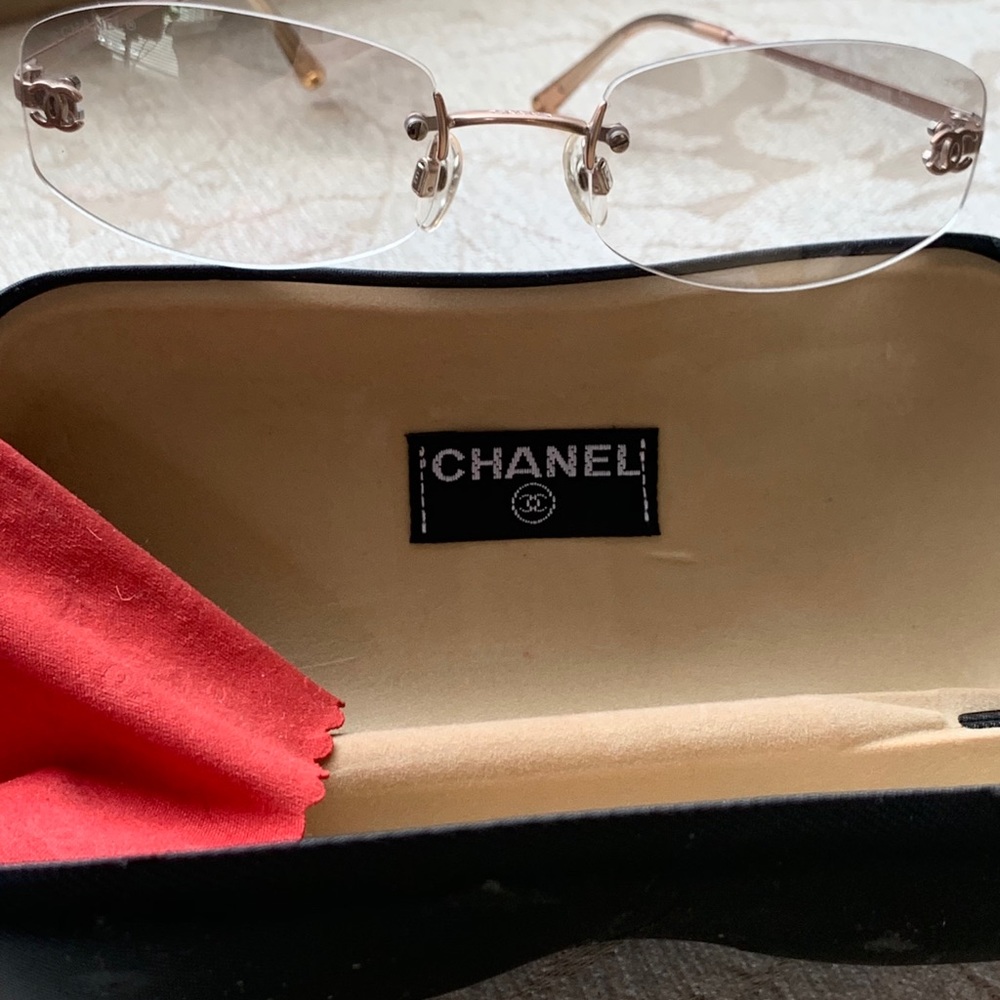 Chanel Authentic New Rimless Sunglasses